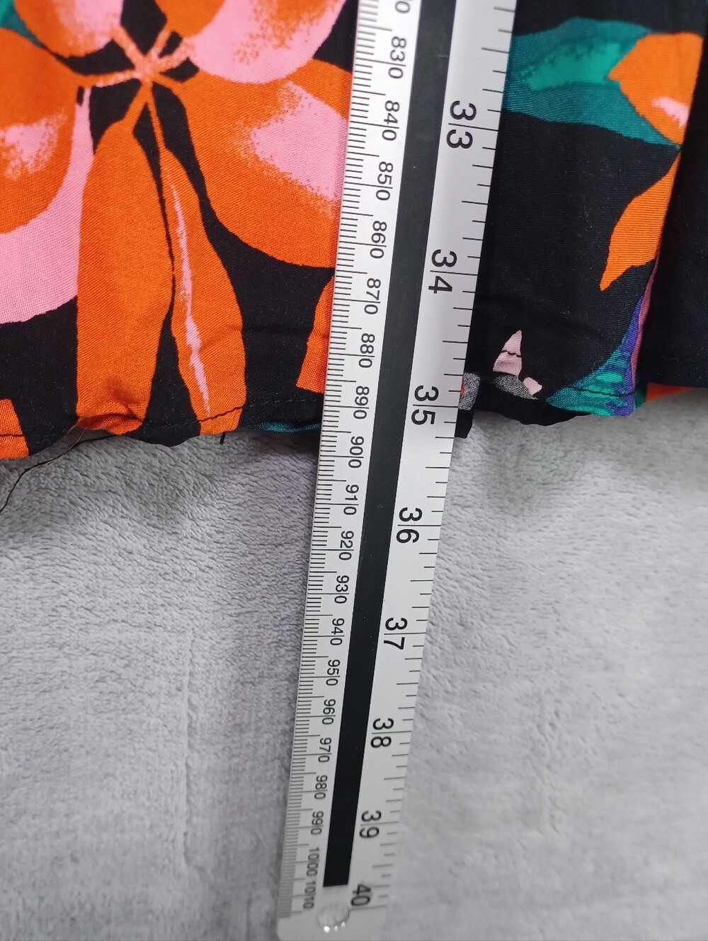 Old Navy Women's Tropical Black Floral Sundress Small Cami Mini Dress Hawaiian - Picture 9 of 9